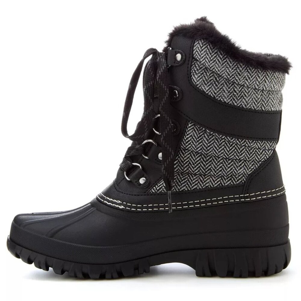 JBU JBU Womens Casey Water Resist Black Size 10M - F48 - Picture 4 of 4